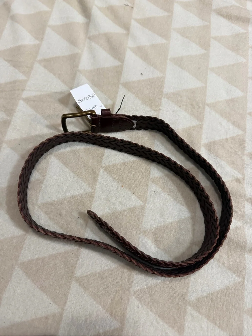 J crew Leather braided belt